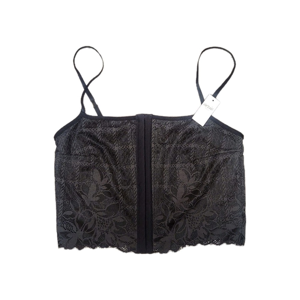 Aerie Black Lace Corset Top M NWT | Whimsigoth Fairycore Y2K Romantic Grunge NWT